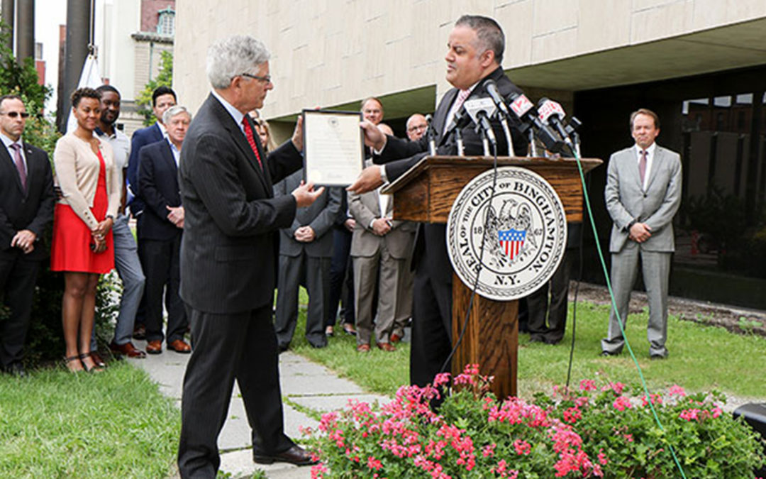 Mayor Declares “Security Mutual Week” in Binghamton